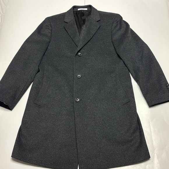John W. Nordstrom Other - John W. Nordstrom mens Dark heather grey cashmere wool blend coat size 42R